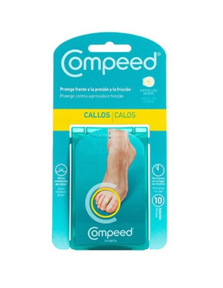 COMPEED CALLOS ENTRE DEDOS 10 UNIDADES