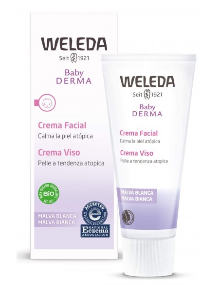 WELEDA BABY CREMA FACIAL MALVA BLANCA 1 ENVASE 50 ML