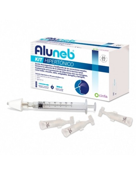 ALUNEB HIPERTONICO KIT 20 VIALES 5 ML + 1 DISPOSITIVO