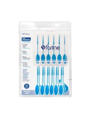 PICKS INTERDENTAL FARLINE 24 UNIDADES TALLA XS-S
