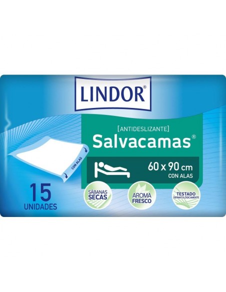 LINDOR AUSONIA SALVACAMAS 60 X 1.80 CM 15 U 6 PAQUETES