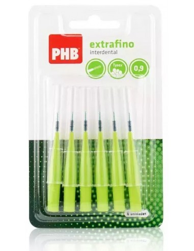 CEPILLO PHB INTERDENT EXTRA FINO 6 UNIDADES