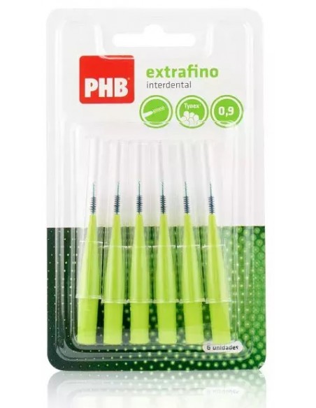 CEPILLO PHB INTERDENT EXTRA FINO 6 UNIDADES