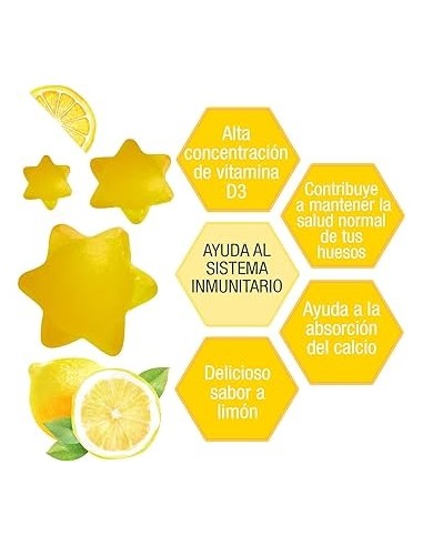 WEIDER VITAMINA D 50 GOMINOLAS SABOR LIMON