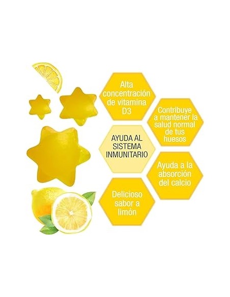 WEIDER VITAMINA D 50 GOMINOLAS SABOR LIMON
