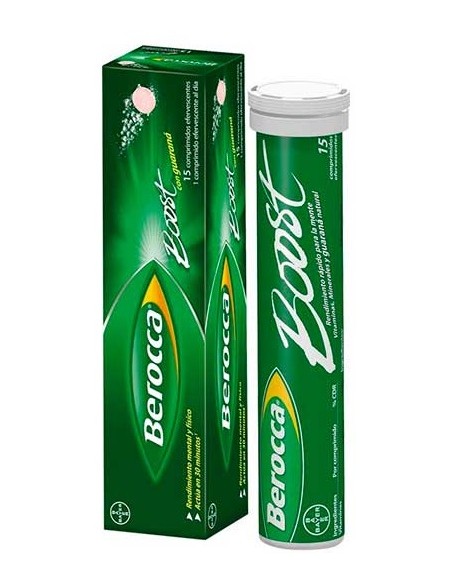 BEROCCA BOOST 15 COMPRIMIDOS EFERVESCENTES
