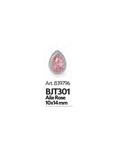 PENDIENTE ACERO QUIRURGICO BIO JOUX AILE ROSE...