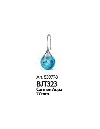 PENDIENTE ACERO QUIRURGICO BIO JOUX CARMEN AQUA...