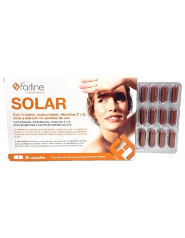 FARLINE COMPLEMENTOS SOLAR 30 CÁPSULAS