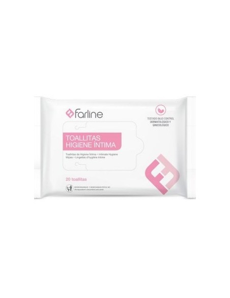 FARLINE TOALLITAS HIGIENE INTIMA 24 TOALLITAS