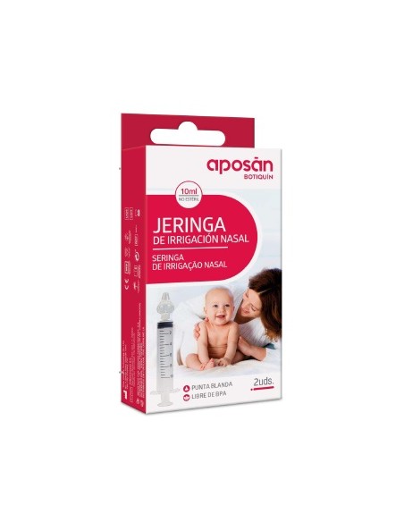 APOSAN BOTIQUIN JERINGA IRRIGADOR NASAL 2 UNIDADES MONODOSIS 10 ML