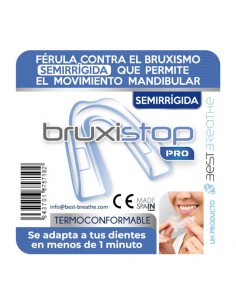 BRUXISTOP PRO FERULA CONTRA EL BRUXISMO SEMIRRIGIDA 1 UNIDAD