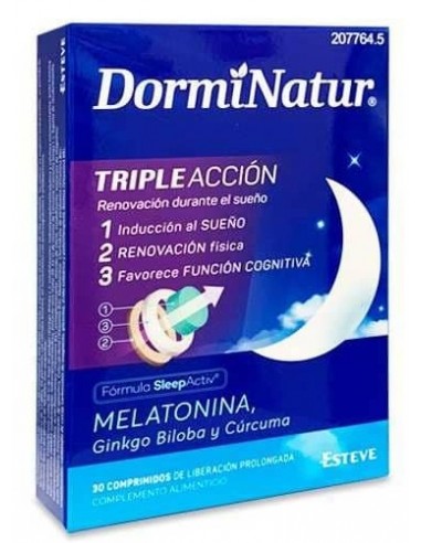 DORMINATUR TRIPLE ACCION 30 COMPRIMIDOS...