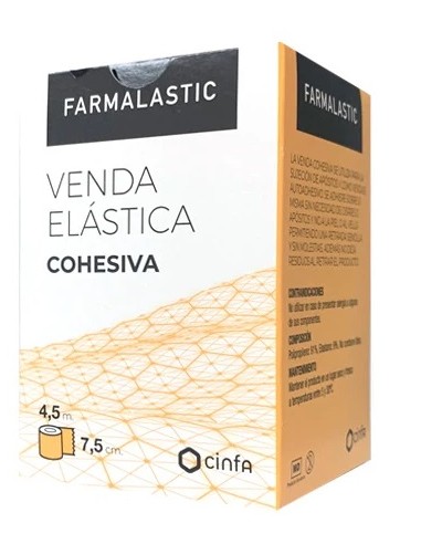 VENDA ELASTICA COHESIVA FARMALASTIC BLANCA 4.5...