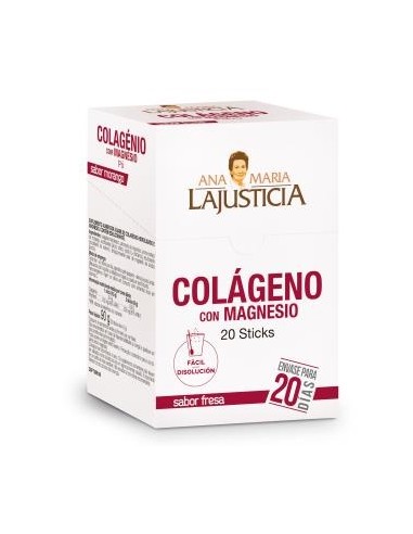 COLÁGENO CON MAGNESIO STICKS FRESA ANA MARIA LA...