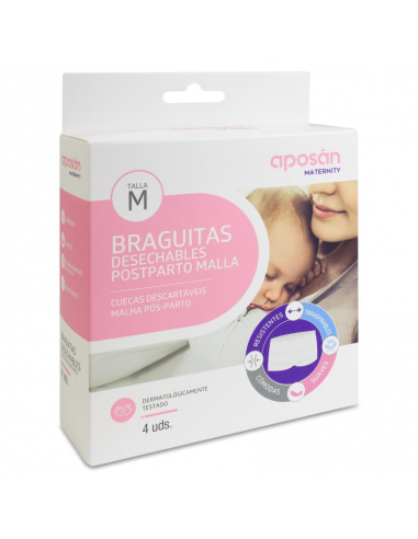 BRAGA POSTPARTO DESECHABLES APOSAN MATERNITY 4...