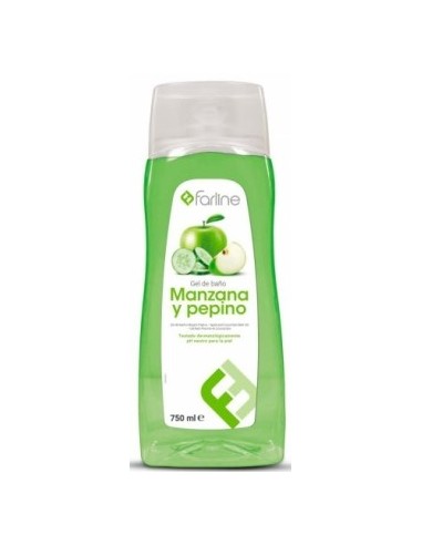 FARLINE GEL DE BAÑO MANZANA Y PEPINO 1 ENVASE...
