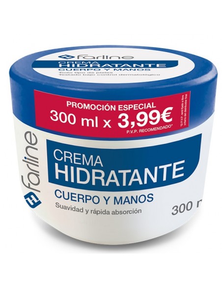 FARLINE CREMA HIDRATANTE CUERPO Y MANOS 300 ML
