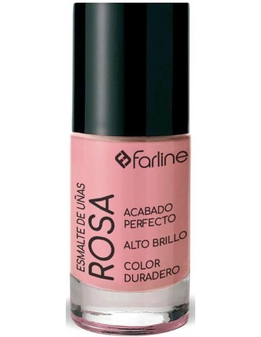 FARLINE ESMALTE DE UÑAS 1 ENVASE 10 ML COLOR ROSA