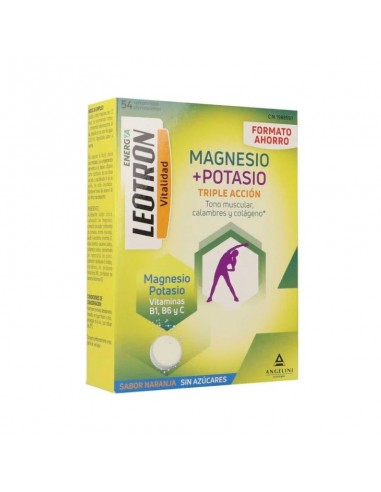 LEOTRON MAGNESIO + POTASIO 54 COMPRIMIDOS