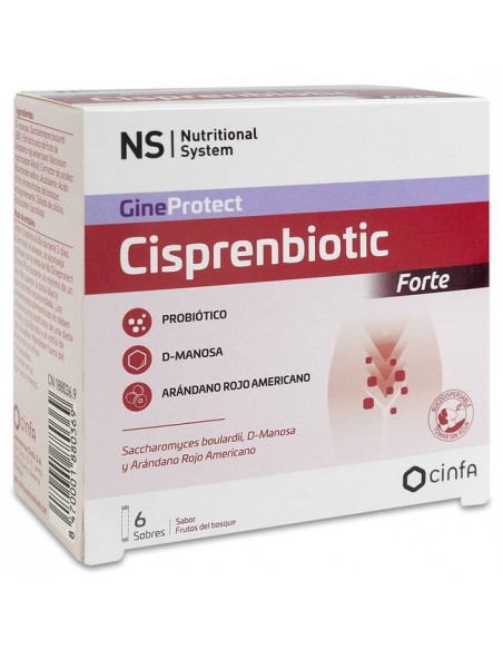 NS CISPRENBIOTIC FORTE GINEPROTECT 6 SOBRES