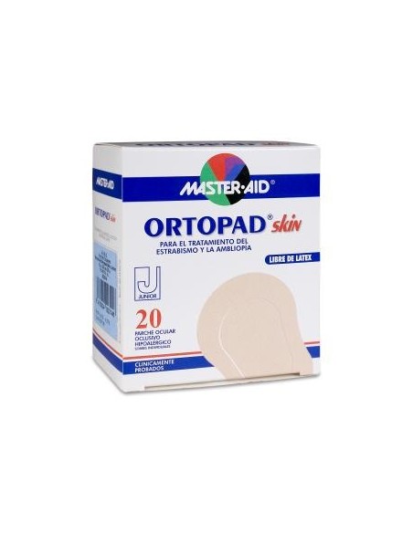 PARCHES OCULARES MASTER AID ORTOPAD SKIN JUNIOR 20 PARCHES