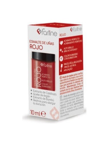 FARLINE ESMALTE DE UÑAS 1 ENVASE 10 ML COLOR ROJO