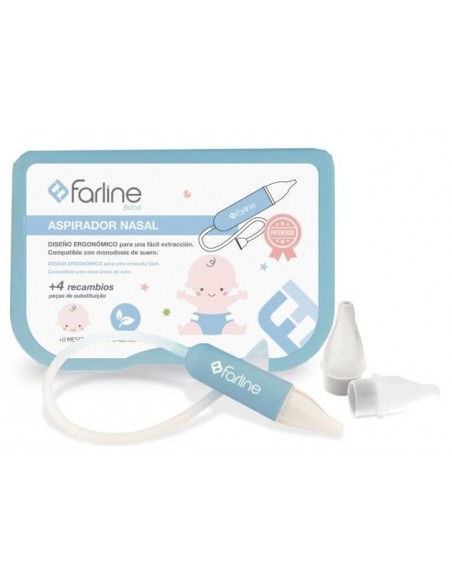 ASPIRADOR NASAL FARLINE BEBE 1 UNIDAD
