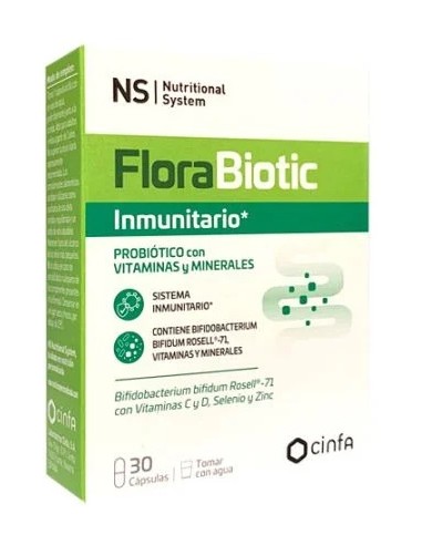 NS FLORABIOTIC INMUNITARIO 30 CAPSULAS