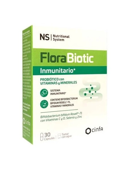 NS FLORABIOTIC INMUNITARIO 30 CAPSULAS