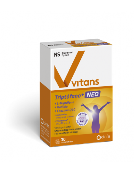 NS VITANS TRIPTOFANO+ NEO 30 COMPRIMIDOS