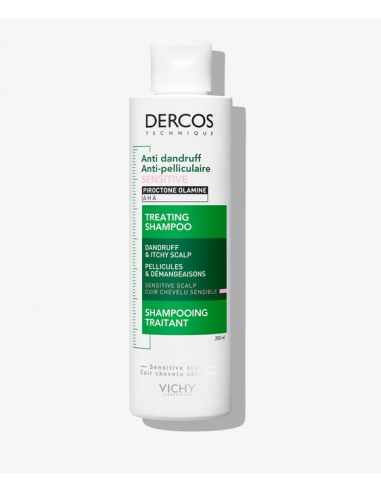 DERCOS TECHNIQUE CHAMPU ANTICASPA SENSIBLE 200 ML
