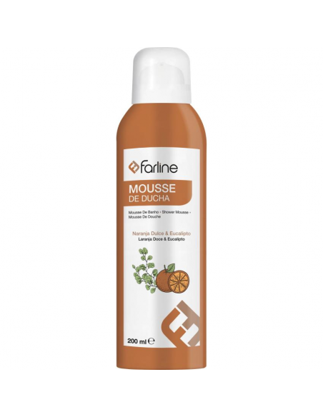 FARLINE MOUSSE CORPORAL NARANJA DULCE Y EUCALIPTO 1 ENVASE 200 ML