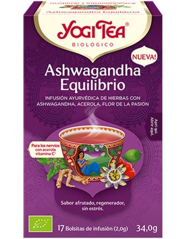 YOGI TEA ASHWAGANDHA EQUILIBRIO 17 INFUSIONES