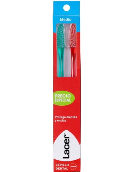 CEPILLO DENTAL ADULTO LACER MEDIO DUPLO