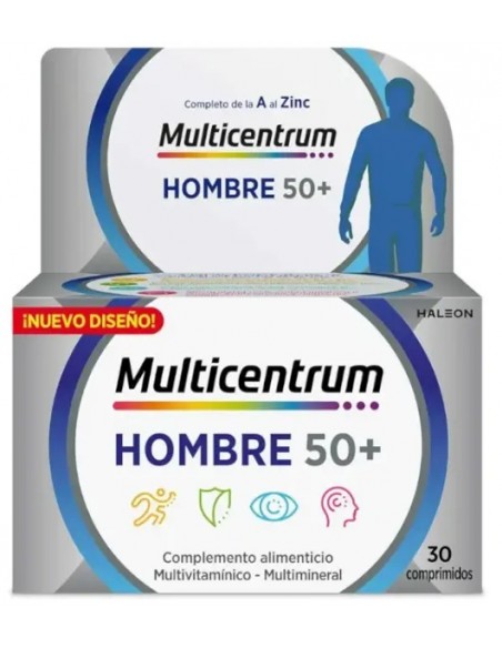 MULTICENTRUM HOMBRE 50+ 30 COMPRIMIDOS
