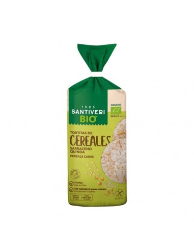 TORTITAS SANTIVERI CEREALES SIN GLUTEN 130G