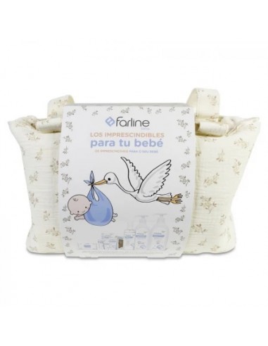 FARLINE MALETA BEBE RAYAS VERDES