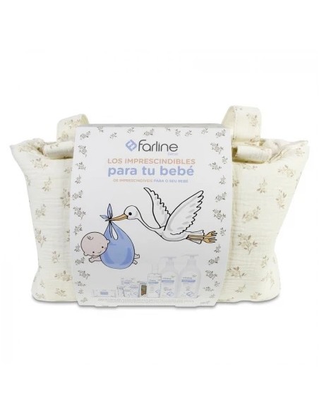 FARLINE MALETA BEBE RAYAS VERDES