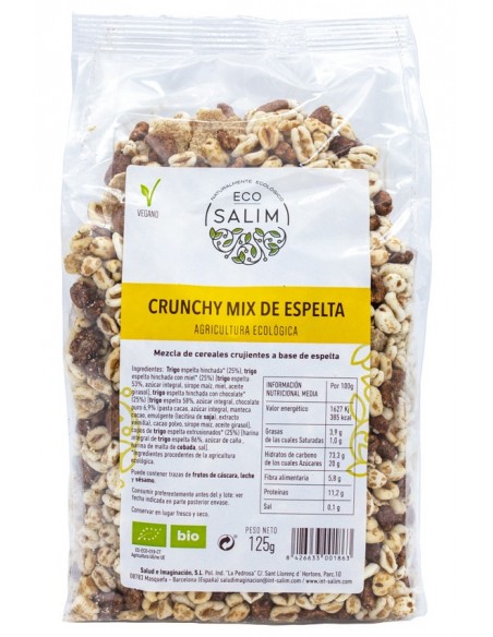 ECO SALIM CRUNCHY MIX ESPELTA 125 GRAMOS