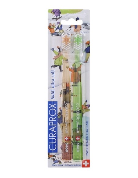 EDICION LIMITADA DUPLO CEPILLOS CURAPROX 5460 ULTRA SOFT WINTER EDITION