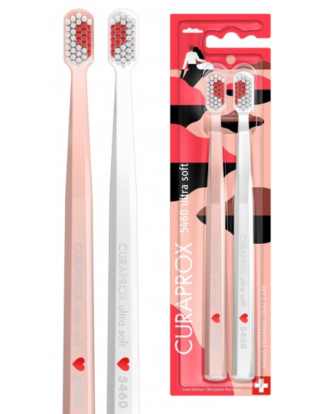 EDICION LIMITADA DUPLO CEPILLOS CURAPROX 5460 ULTRA SOFT LOVE EDITION 2025