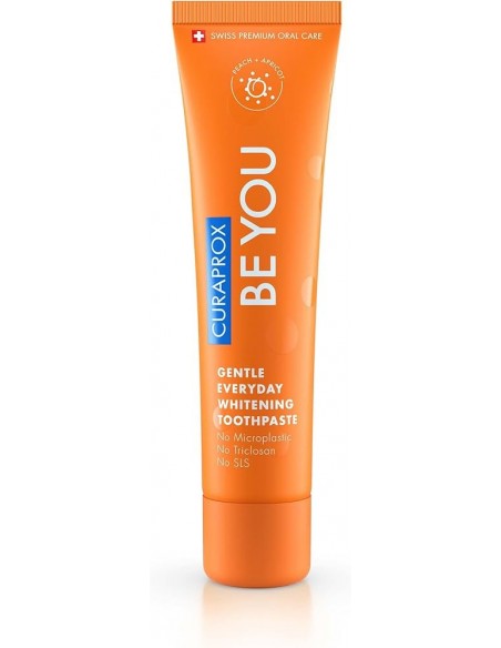 CURAPROX BE YOU PASTA DE DIENTES BLANQUEADORA 1 ENVASE 60 ML SABOR MELOCOTON