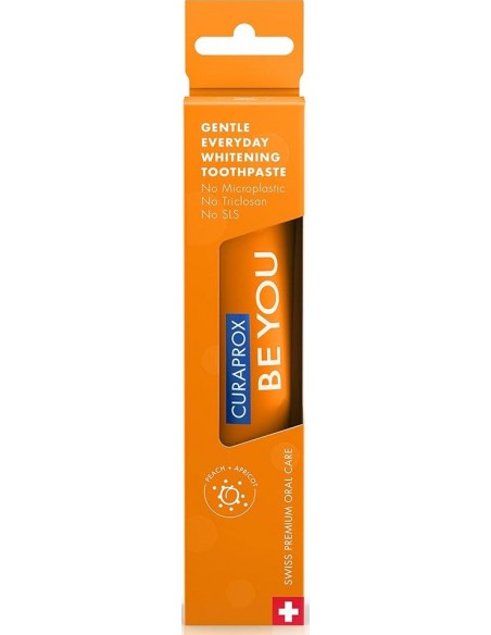 CURAPROX BE YOU PASTA DE DIENTES BLANQUEADORA 1 ENVASE 60 ML SABOR MELOCOTON