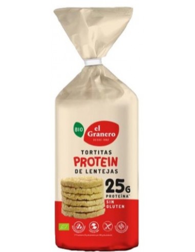 EL GRANERO TORTITAS PROTEIN DE LENTEJAS 125 GRAMOS