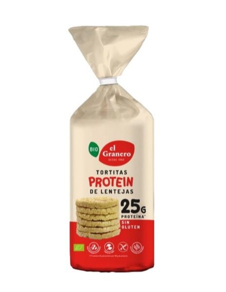 EL GRANERO TORTITAS PROTEIN DE LENTEJAS 125 GRAMOS