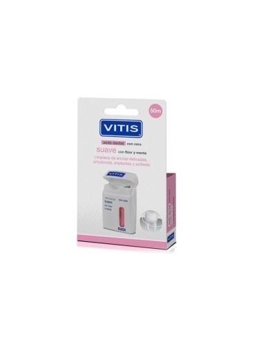 VITIS SEDA DENTAL CON FLUOR Y MENTA SUAVE 50 M