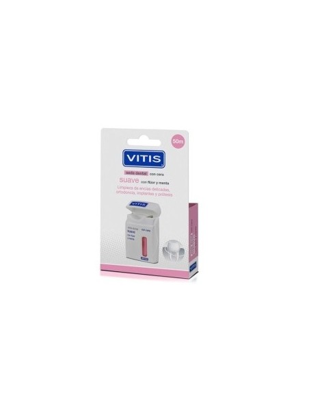 VITIS SEDA DENTAL CON FLUOR Y MENTA SUAVE 50 M