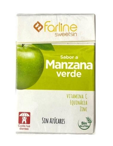 SWEETSIN CARAMELOS SIN AZUCAR MANZANA 36.5 G