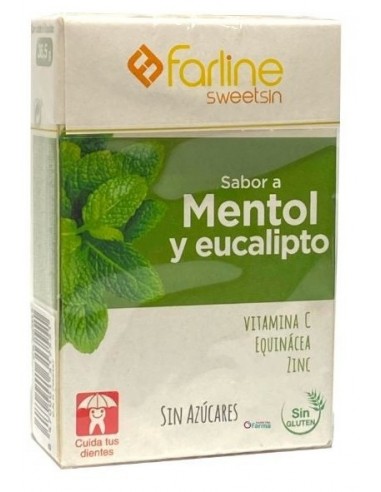 SWEETSIN CARAMELOS SIN AZUCAR MENTOL-EUCALIPTUS...